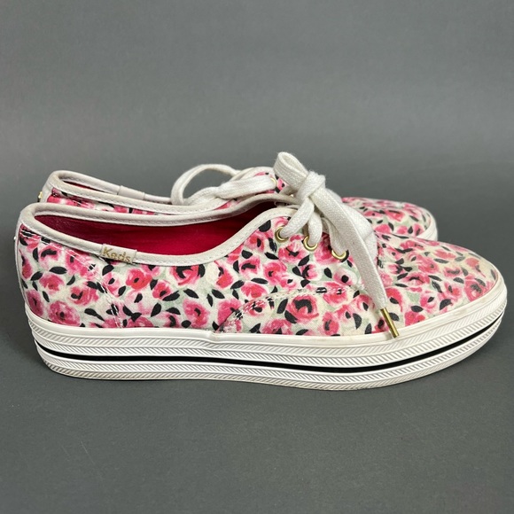 ❌SOLD❌ Kate Spade x Keds Floral Shoes - Picture 7 of 12
